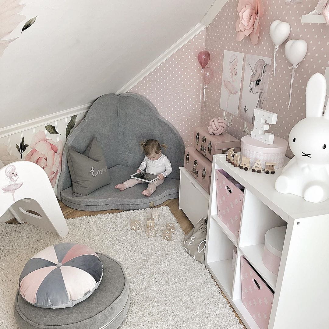 Soft Cloud Play Mat for Babies & Children — Velvet (Light Grey) - Tiny Tugz™