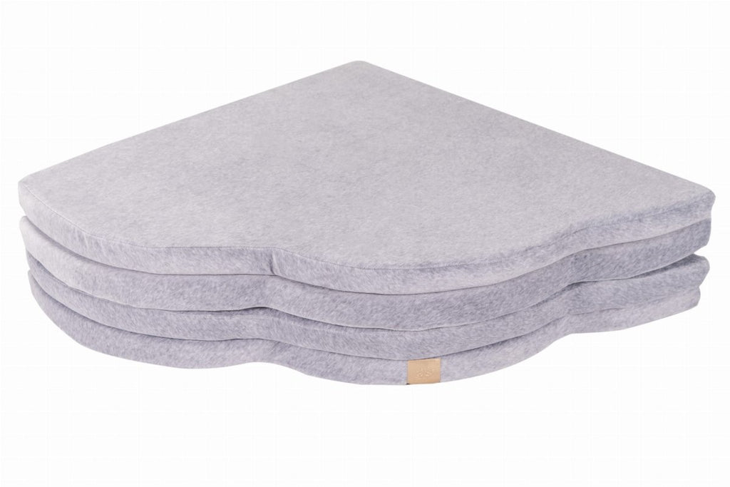 Soft Cloud Play Mat for Babies & Children — Velvet (Light Grey) - Tiny Tugz™