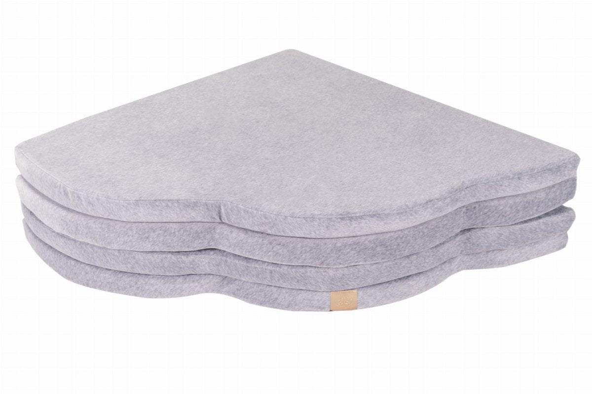 Soft Cloud Play Mat for Babies & Children — Velvet (Light Grey) - Tiny Tugz™