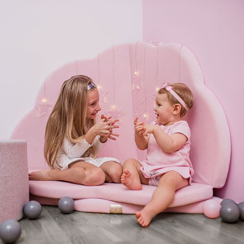 Soft Cloud Play Mat for Babies & Children — Velvet (Pink) - Tiny Tugz™