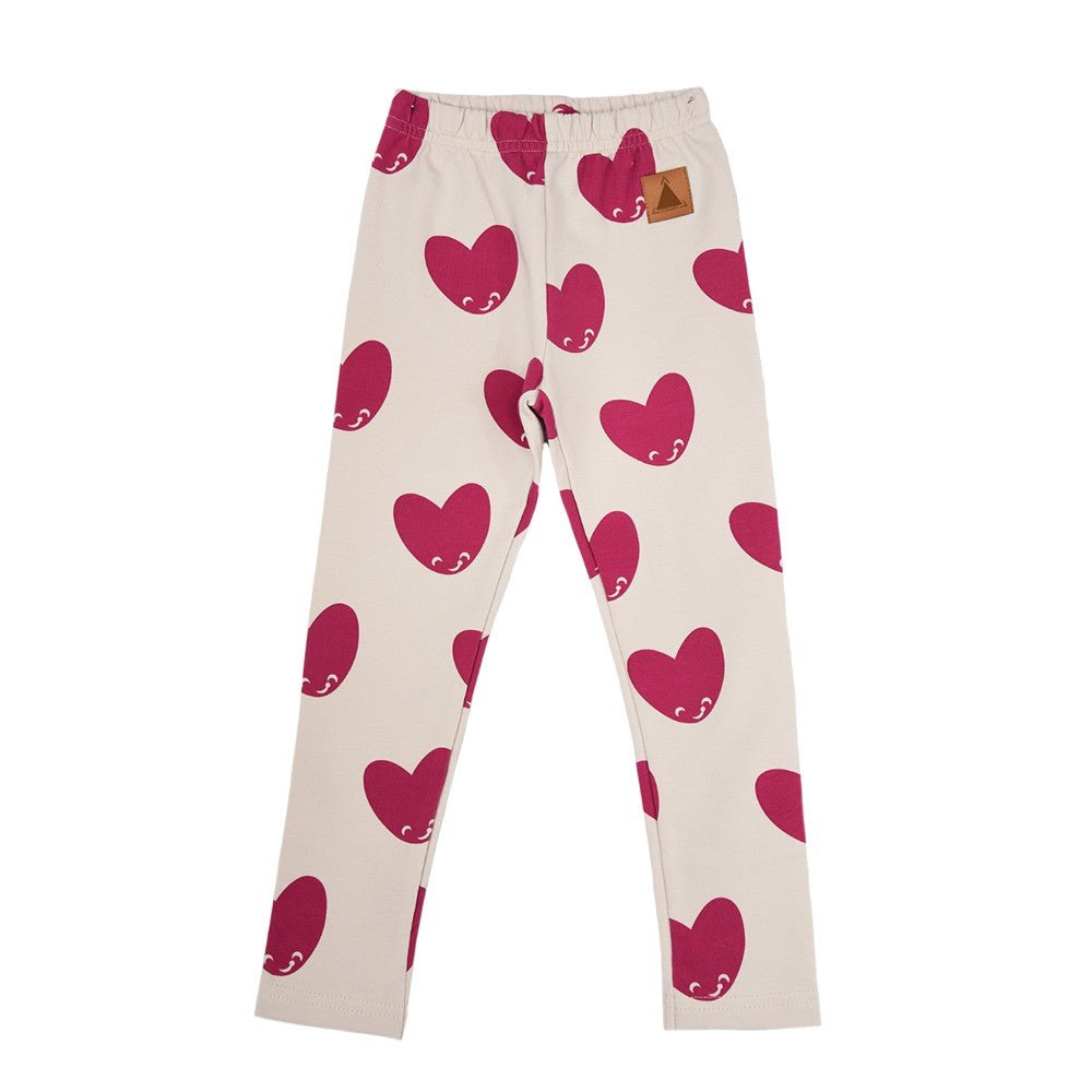 Soft Cotton Leggings for Toddlers & Kids (Hearts) - Tiny Tugz™