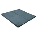 Soft Square Play Mat for Babies & Children — Cotton & Corduroy (Turquoise) - Tiny Tugz™