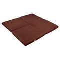Soft Square Play Mat for Babies & Children — Teddy Fleece (Brown) - Tiny Tugz™