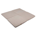 Soft Square Play Mat for Babies & Children — Teddy Fleece (Light Grey) - Tiny Tugz™