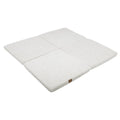Soft Square Play Mat for Babies & Children — Teddy Fleece (White) - Tiny Tugz™