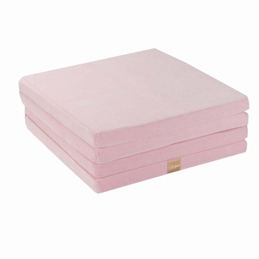 Soft Square Play Mat for Babies & Children — Velvet (Pink) - Tiny Tugz™