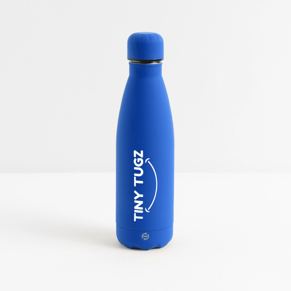 Soft Touch Recycled Stainless Steel Water Bottle - Tiny Tugz™