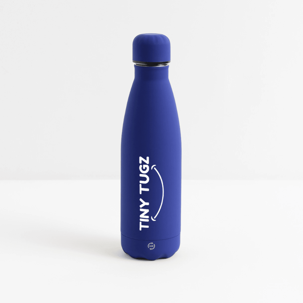 Soft Touch Recycled Stainless Steel Water Bottle - Tiny Tugz™