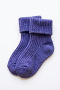 Wool Baby Socks - Violet