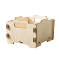 Stackable Wooden Toy Storage Box – Natural, Fits BusyKids Shelving - Tiny Tugz™