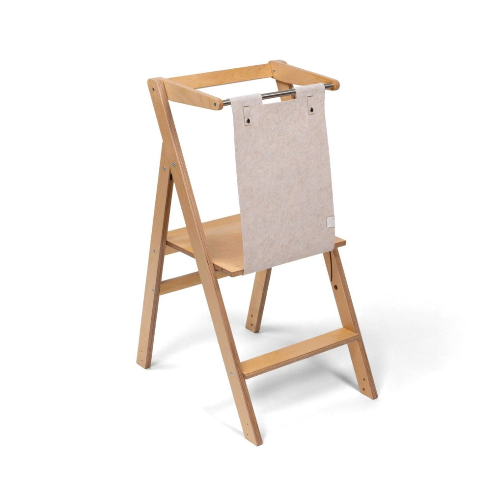 STEP'n'FOLD Foldable Montessori Learning Tower - Grey - Tiny Tugz™