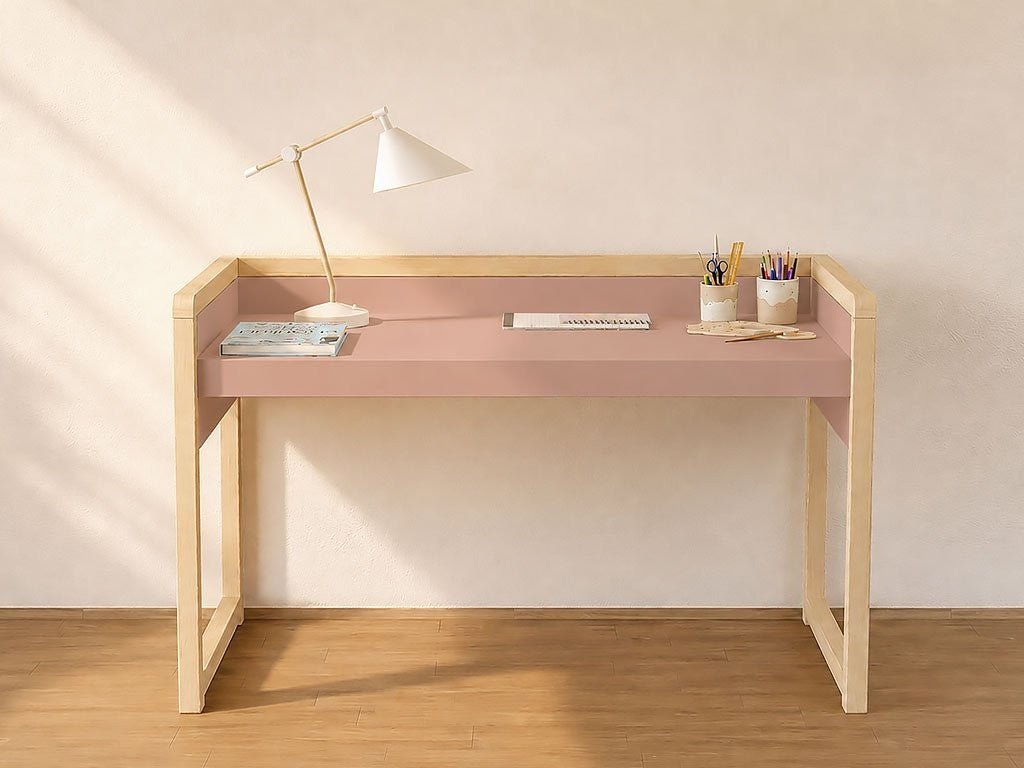 STOLLY Kids' Desk with 2 Height Settings - 120x64 cm - Solid Spruce Legs - Tiny Tugz™