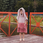 Surfbunny Kids Bath Poncho - Pink