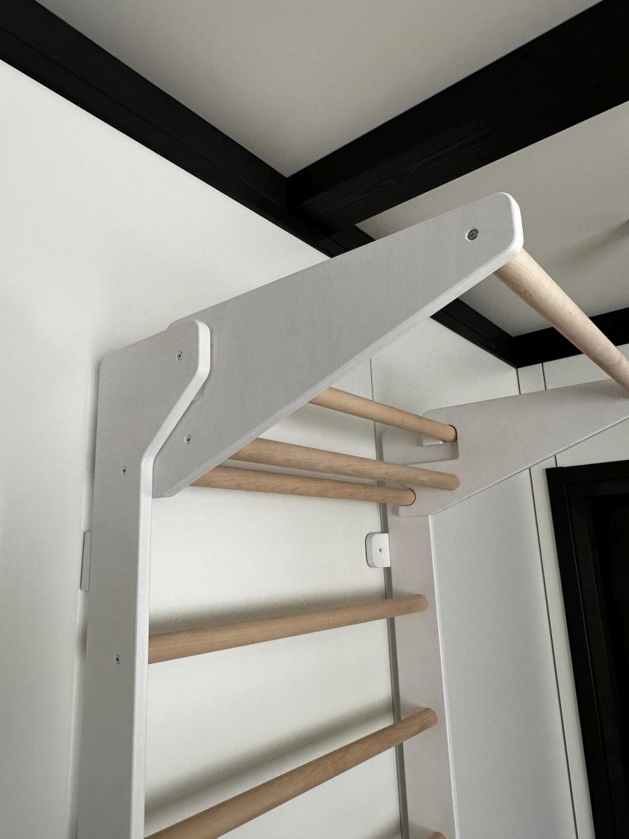 Swedish Ladder with Pull-Up Bar and Dips Bar - Tiny Tugz™
