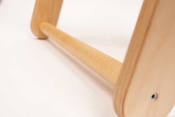 Table & Chair Add-On for 2-in-1 Triangle Climber & Swedish Wall – Natural Wood - Tiny Tugz™