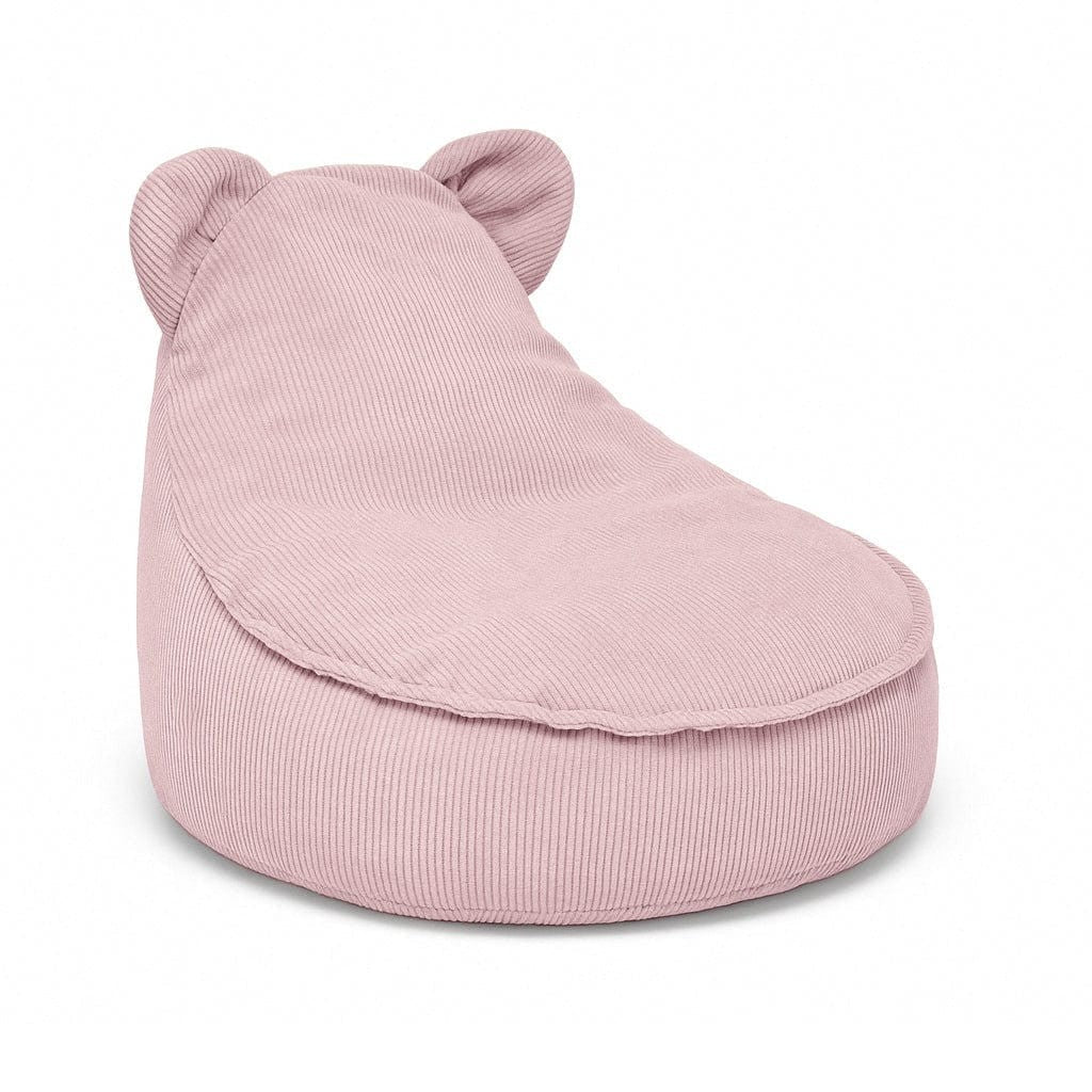 Teddy Corduroy Beanbag Pouf for Children (Pink) - Tiny Tugz™
