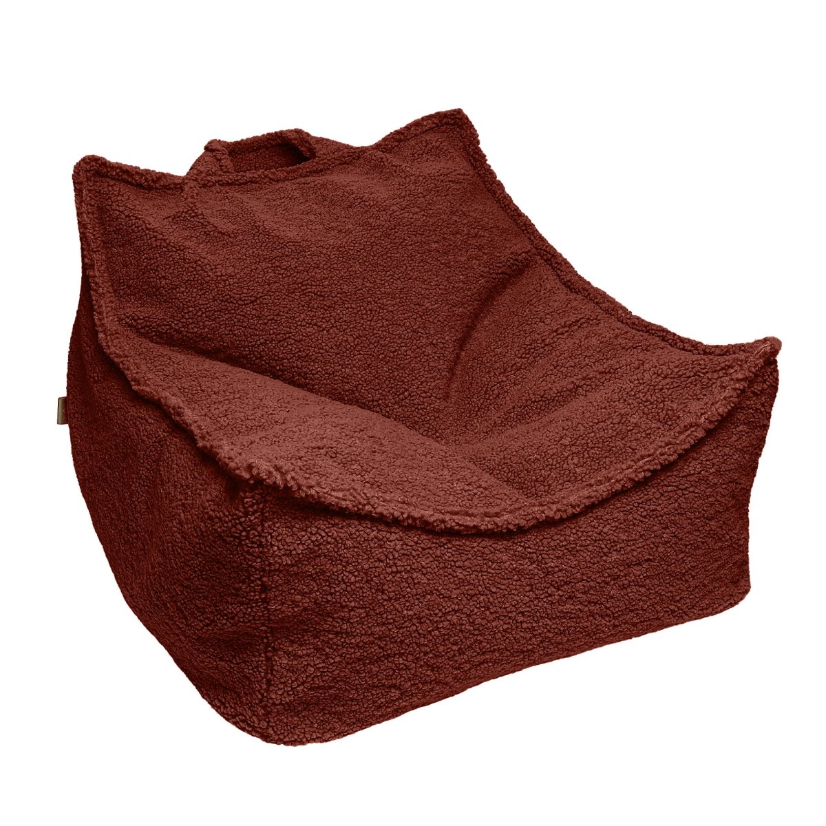 Teddy Fleece Beanbag Pouf for Children (Brown) - Tiny Tugz™