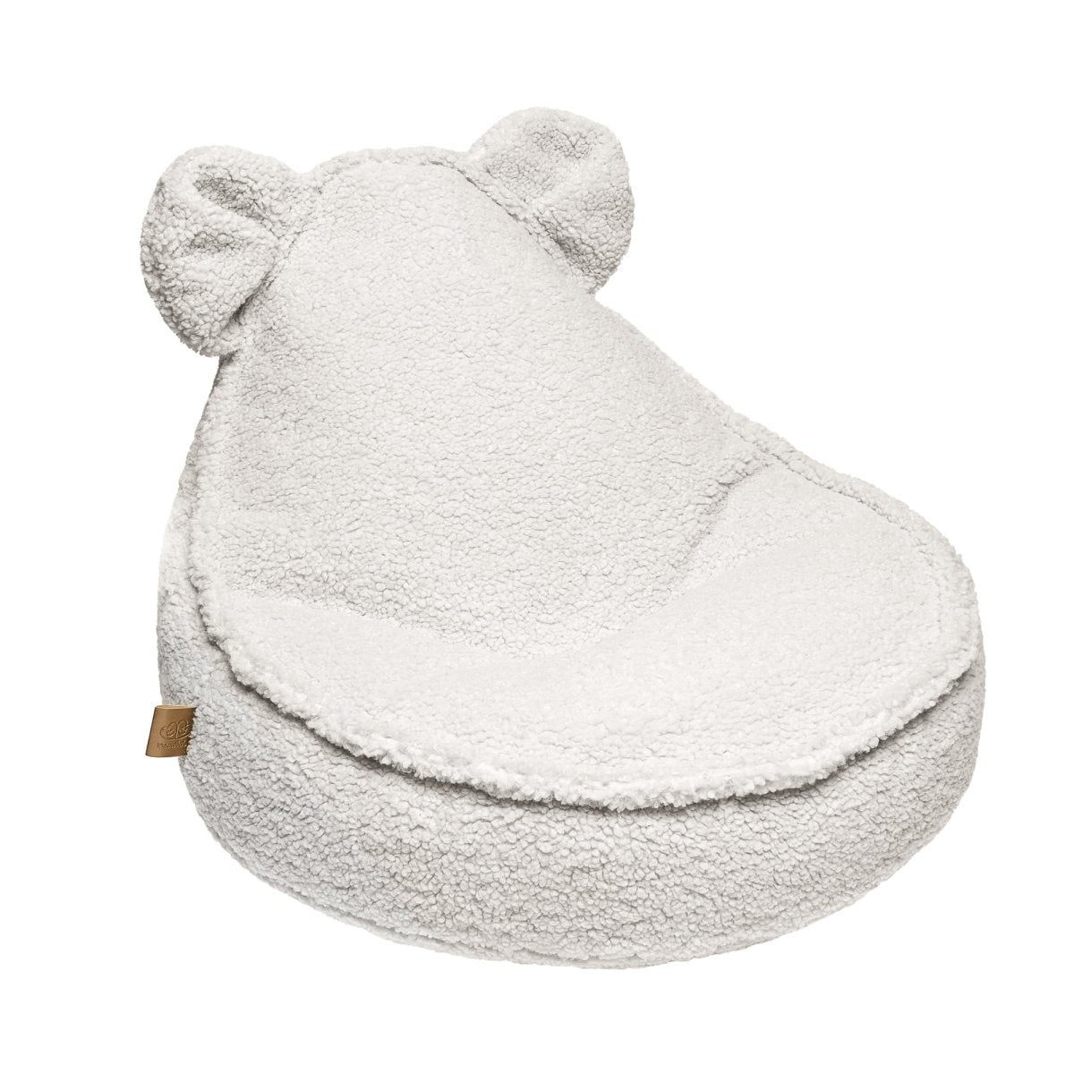 Teddy Fleece Bear Beanbag Pouf for Children (Cream) - Tiny Tugz™