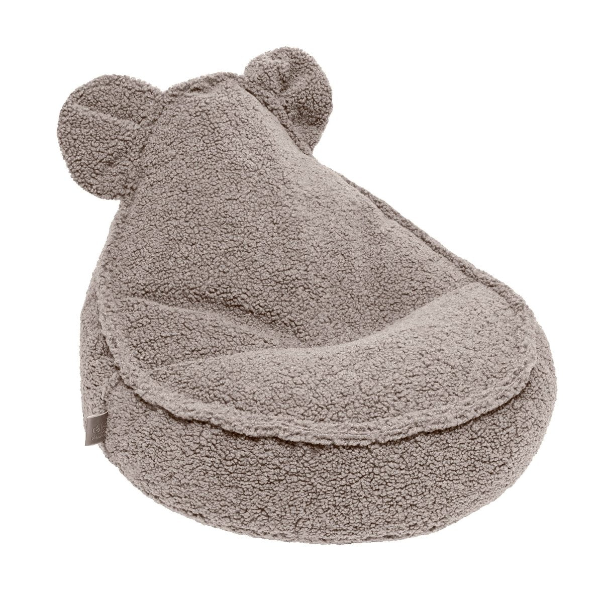 Teddy Fleece Bear Beanbag Pouf for Children (Grey) - Tiny Tugz™