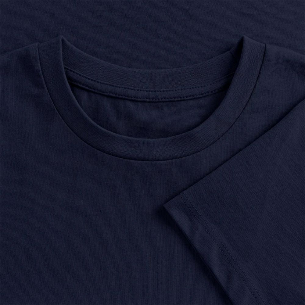 Teen Casual Organic Cotton Set (Navy T-Shirt + Heather Grey Shorts) - Tiny Tugz™