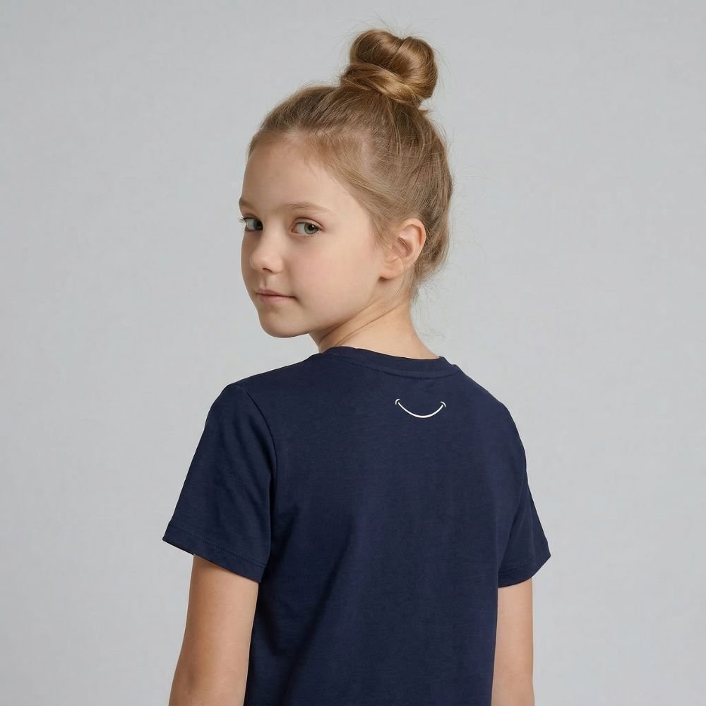 Teen Casual Organic Cotton Set (Navy T-Shirt + Heather Grey Shorts) - Tiny Tugz™