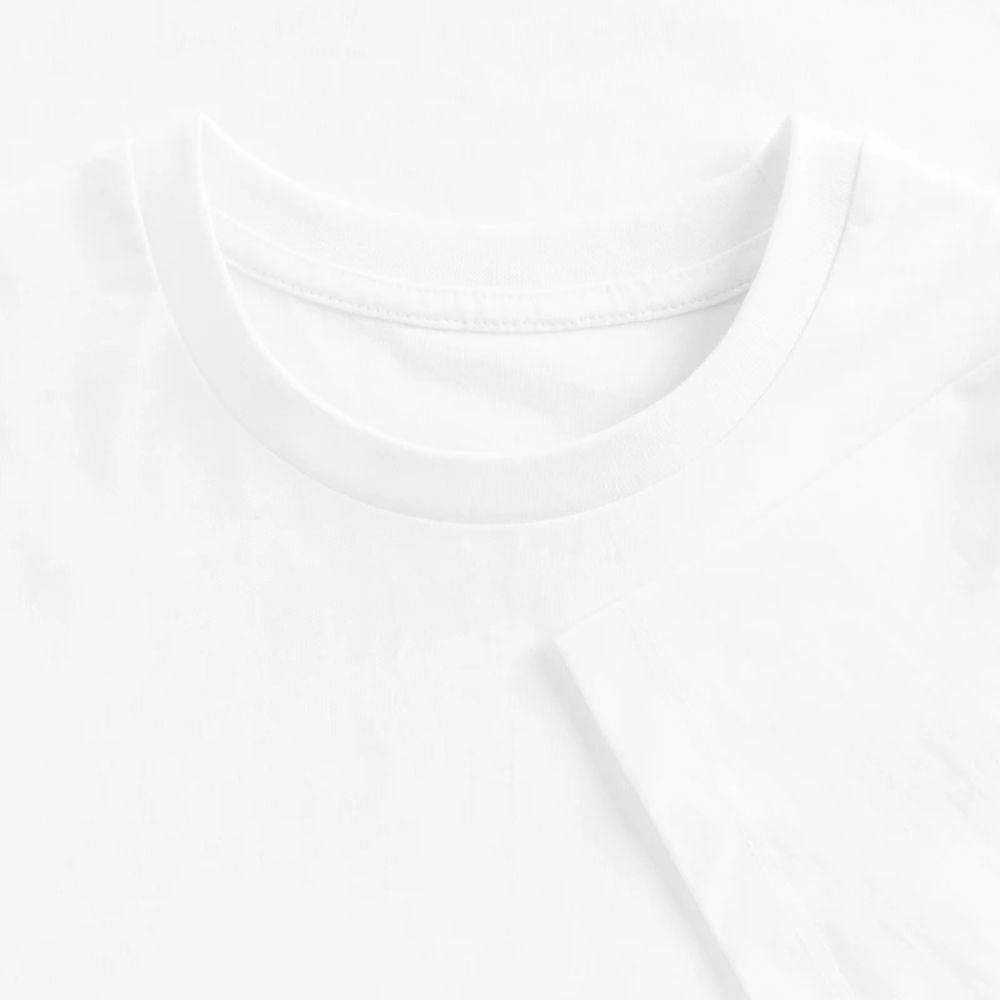 Teen Casual Organic Cotton Set (White T-Shirt + Navy Shorts) - Tiny Tugz™