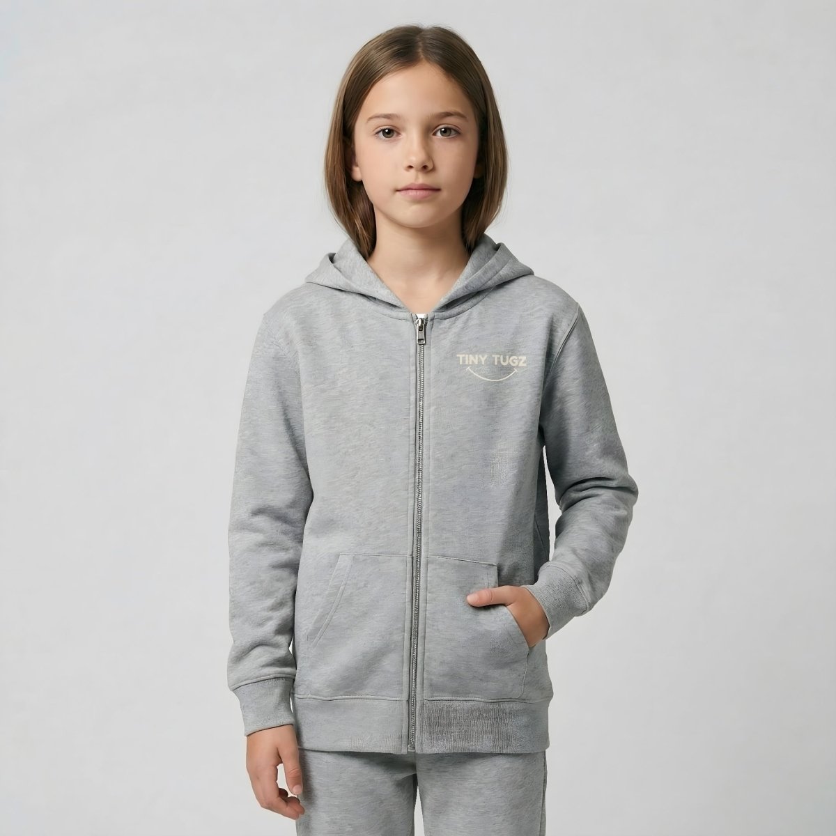 Teen Organic Cotton Zip-Thru Hoodie (Active Collection) - Tiny Tugz™