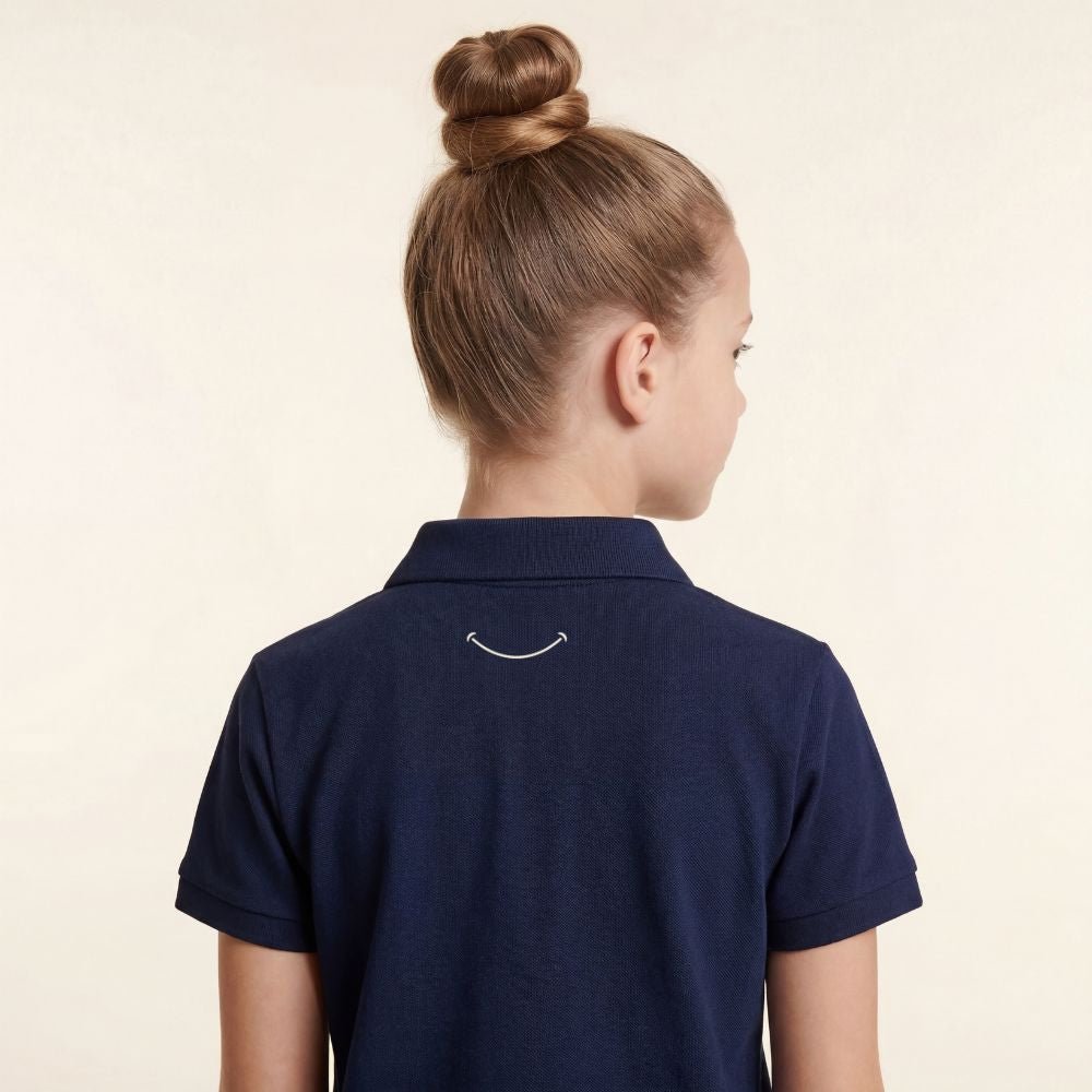 Teen Smart Casual Organic Cotton Set (Navy Polo + Grey Shorts) - Tiny Tugz™
