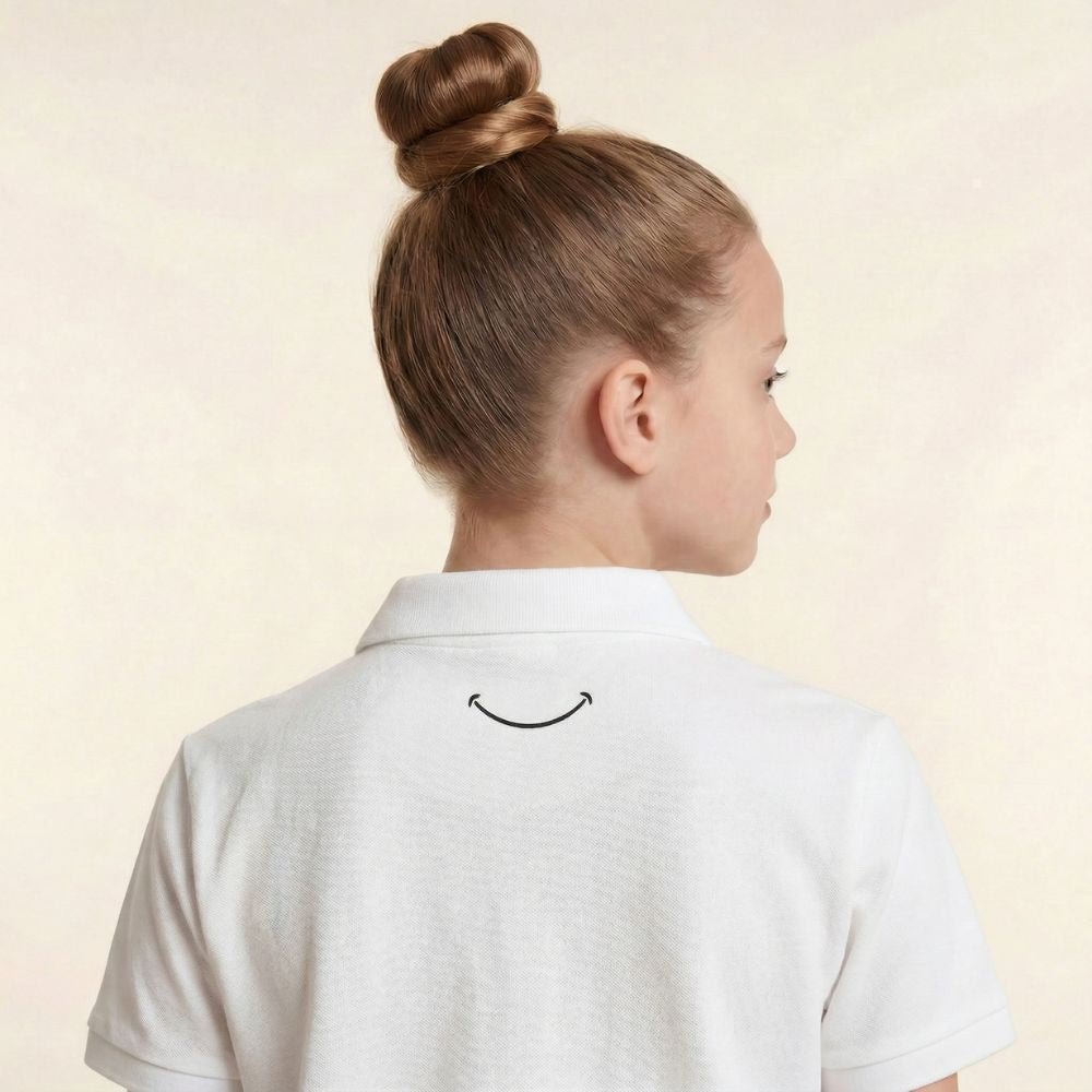 Teen Smart Casual Organic Cotton Set (White Polo + Navy Shorts) - Tiny Tugz™