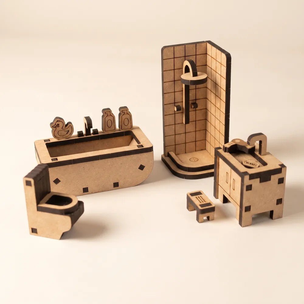 The Bubble Nest - Colour-Your-Own Wooden Dollhouse - Tiny Tugz™