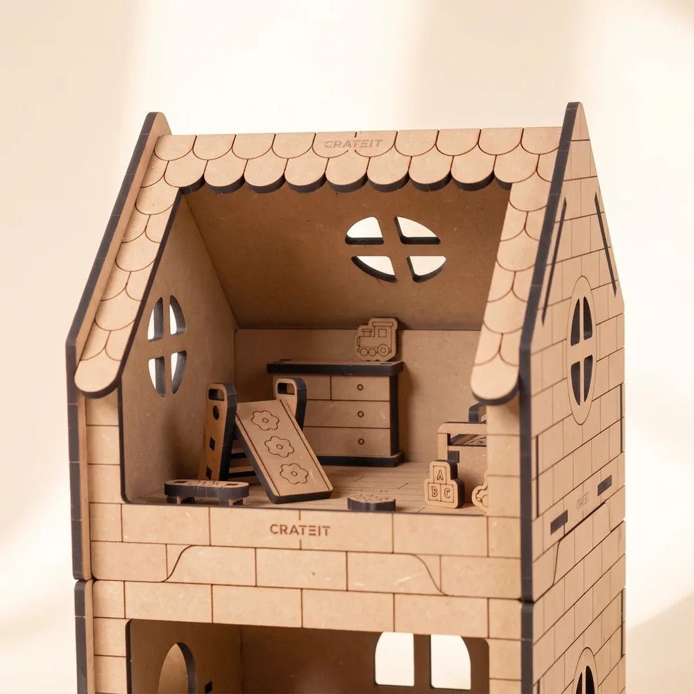 The Bubble Nest - Colour-Your-Own Wooden Dollhouse - Tiny Tugz™
