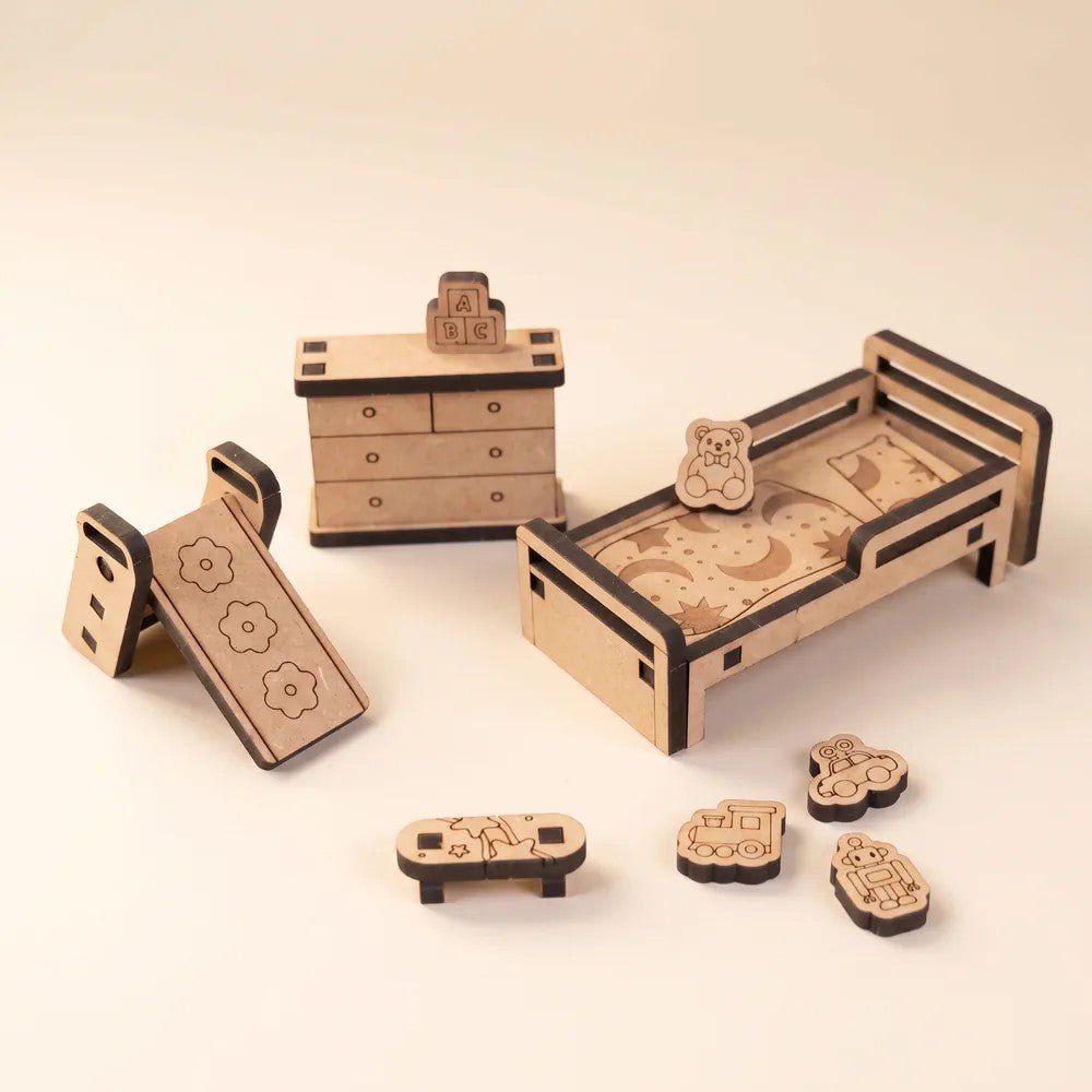 The Bubble Nest - Colour-Your-Own Wooden Dollhouse - Tiny Tugz™