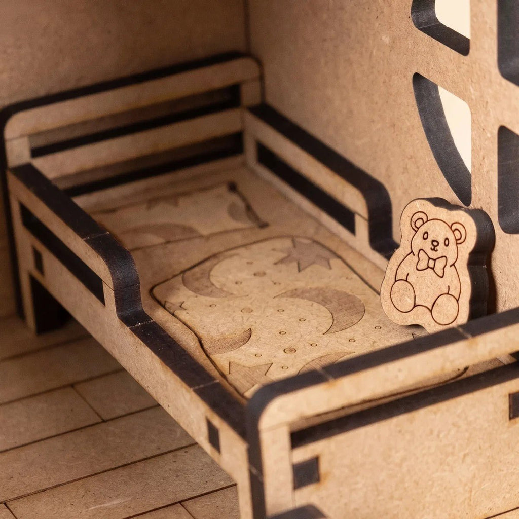The Bubble Nest - Colour-Your-Own Wooden Dollhouse - Tiny Tugz™