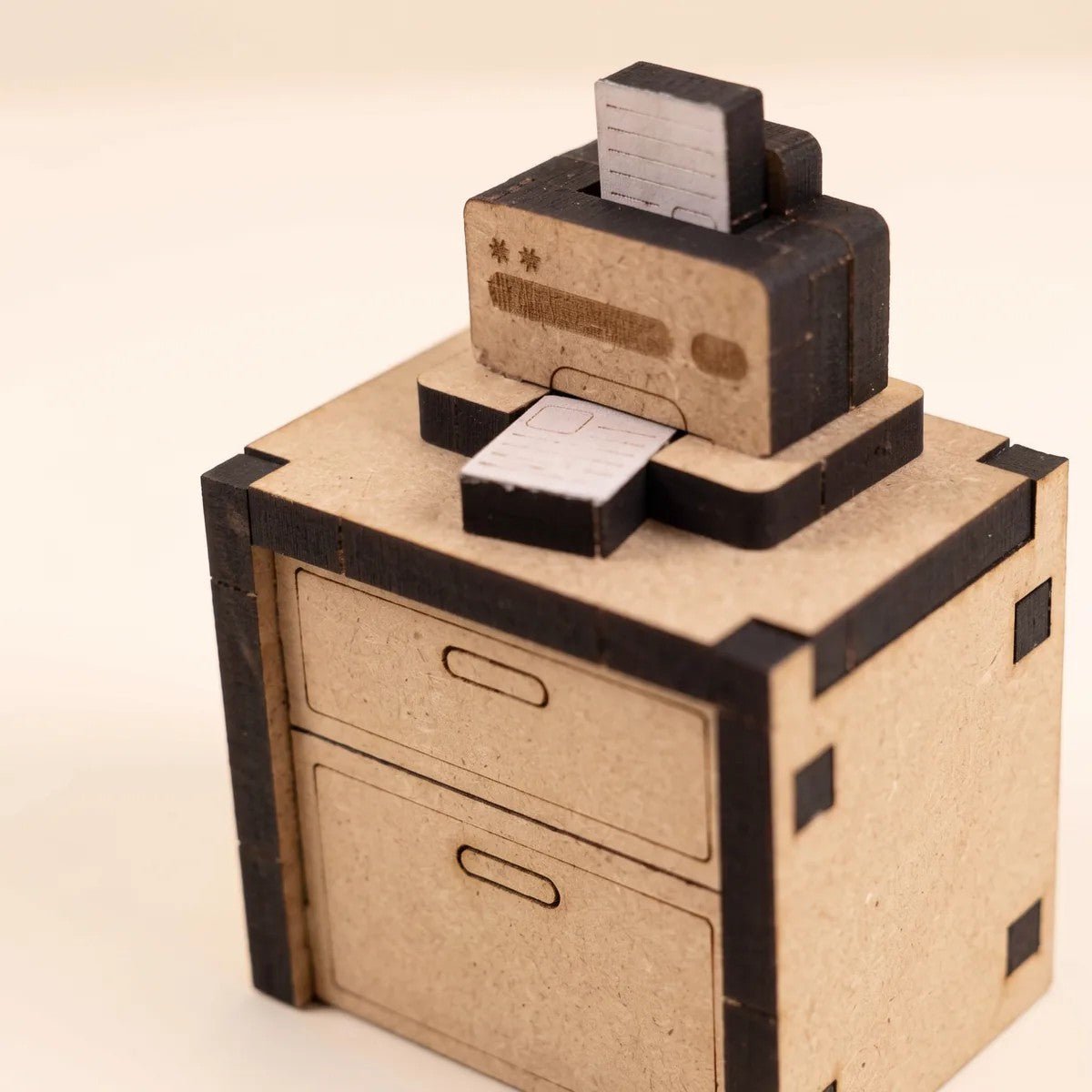 The Cloud Office - Colour-Your-Own Wooden Dollhouse - Tiny Tugz™