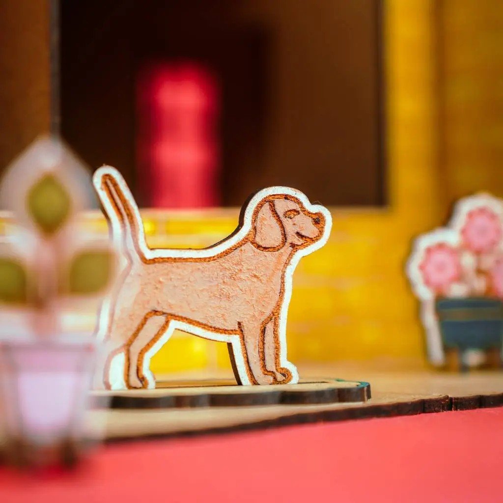 The Farmhouse - Colour-Your-Own Wooden Play Set - Tiny Tugz™