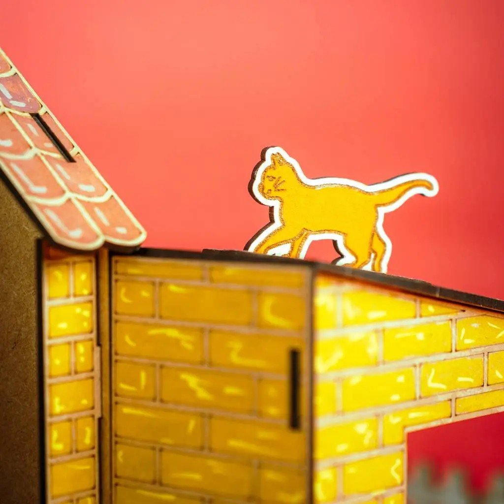 The Farmhouse - Colour-Your-Own Wooden Play Set - Tiny Tugz™