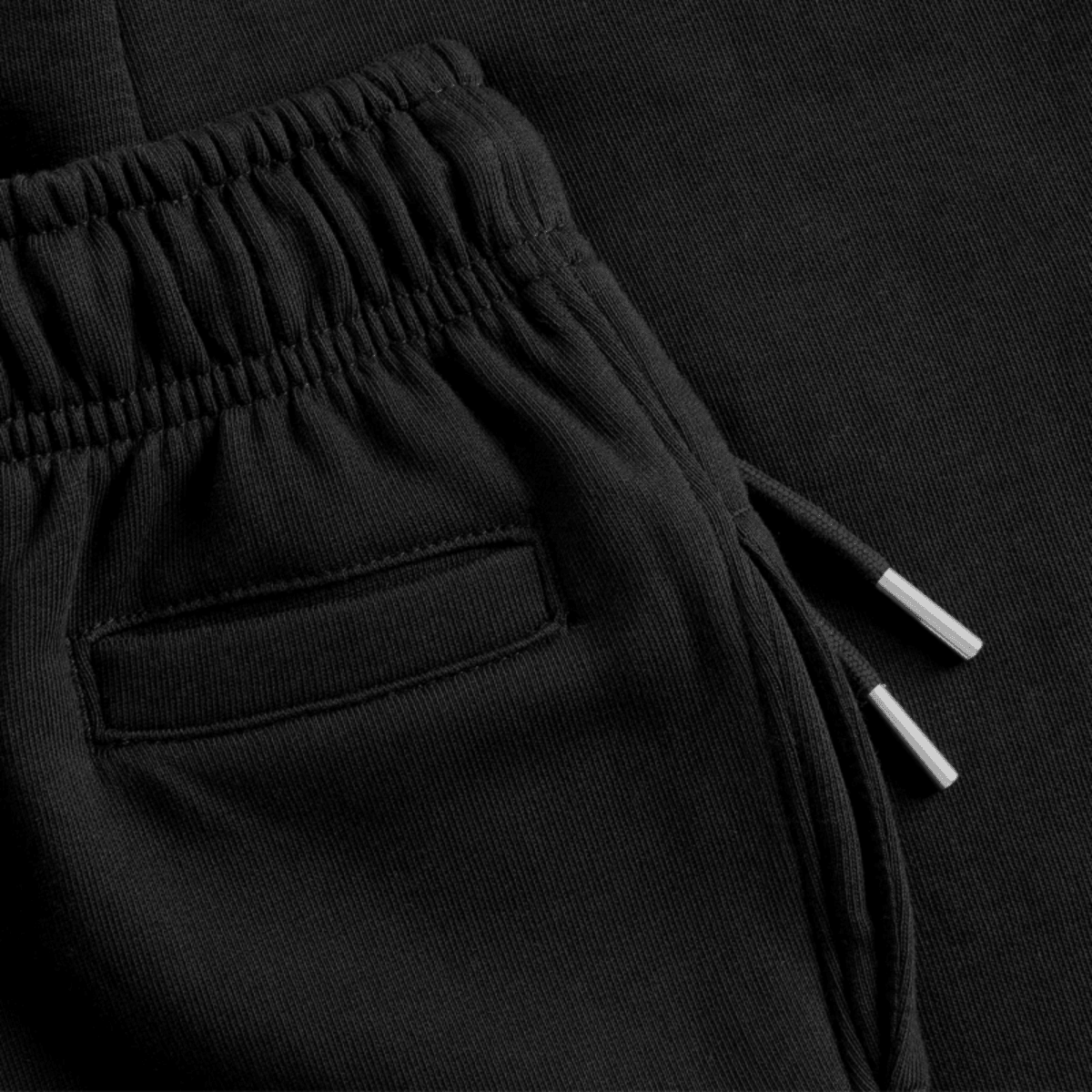 Tiny Tugz™ 100% Organic Cotton Kids Tracksuit – Stripe Logo – Black - Tiny Tugz™