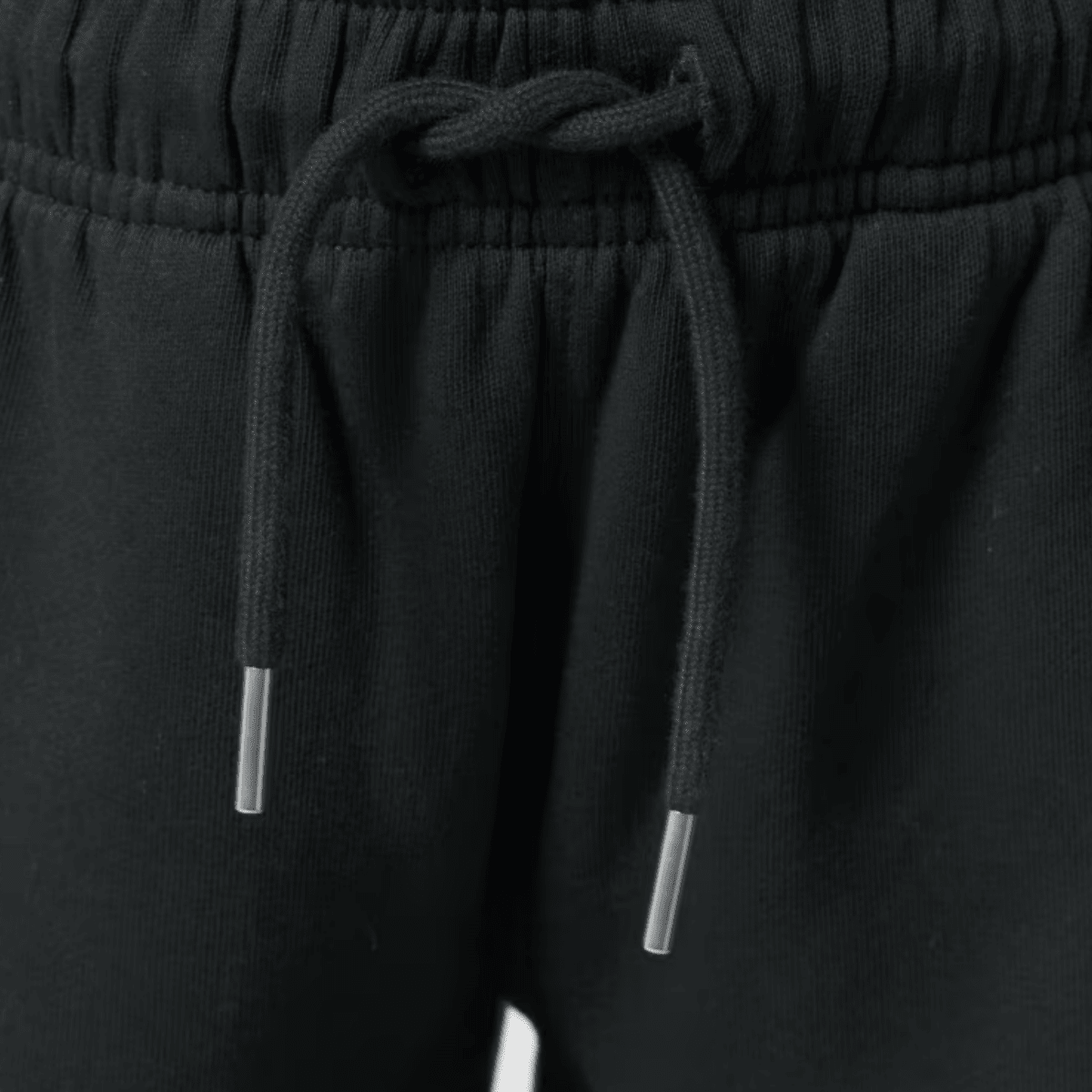 Tiny Tugz™ 100% Organic Cotton Kids Tracksuit – Stripe Logo – Black - Tiny Tugz™