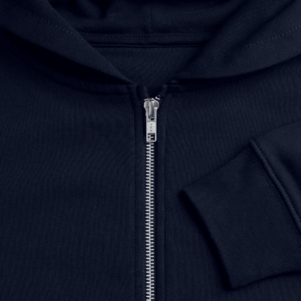 Tiny Tugz™ 100% Organic Cotton Kids Tracksuit – Stripe Logo – Navy - Tiny Tugz™