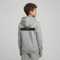 Tiny Tugz™ 100% Organic Cotton Teen Tracksuit – Stripe Logo – Grey - Tiny Tugz™