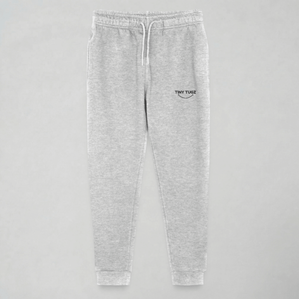 Tiny Tugz™ 100% Organic Cotton Teen Tracksuit – Stripe Logo – Grey - Tiny Tugz™