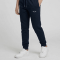 Tiny Tugz™ 100% Organic Cotton Teen Tracksuit – Stripe Logo – Navy - Tiny Tugz™
