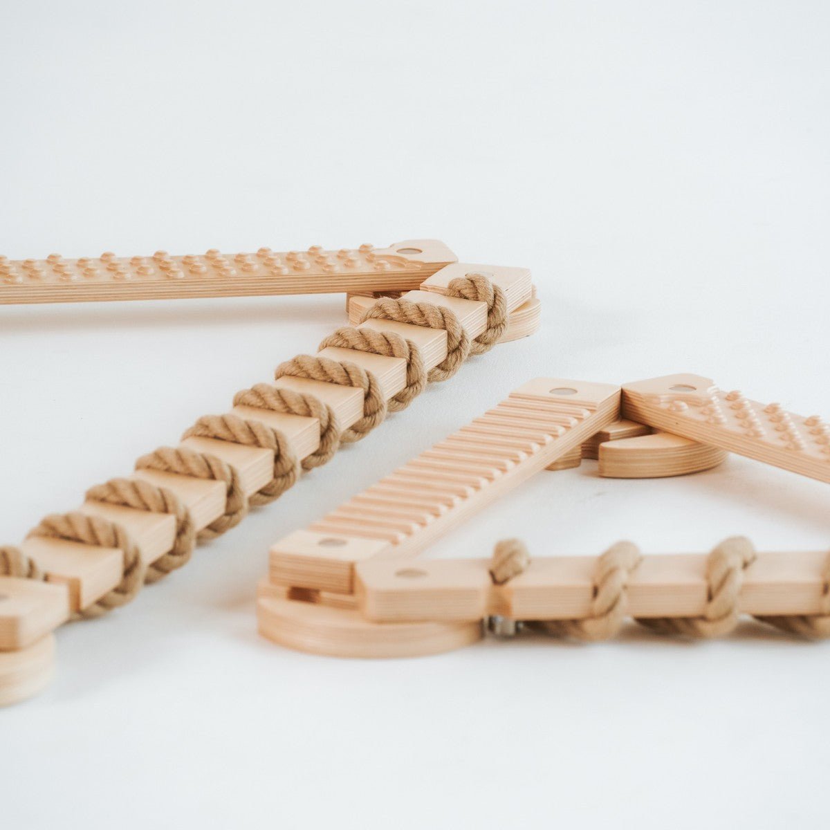 TipiToo® Large Balance Beam Set - 3 x 115 cm - Jute Rope - Tiny Tugz™