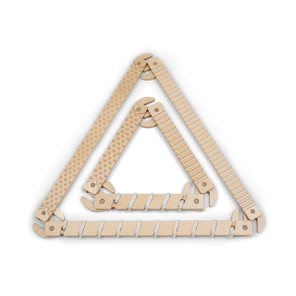 TipiToo® Large Balance Beam Set - 3 x 115 cm - White Rope - Tiny Tugz™
