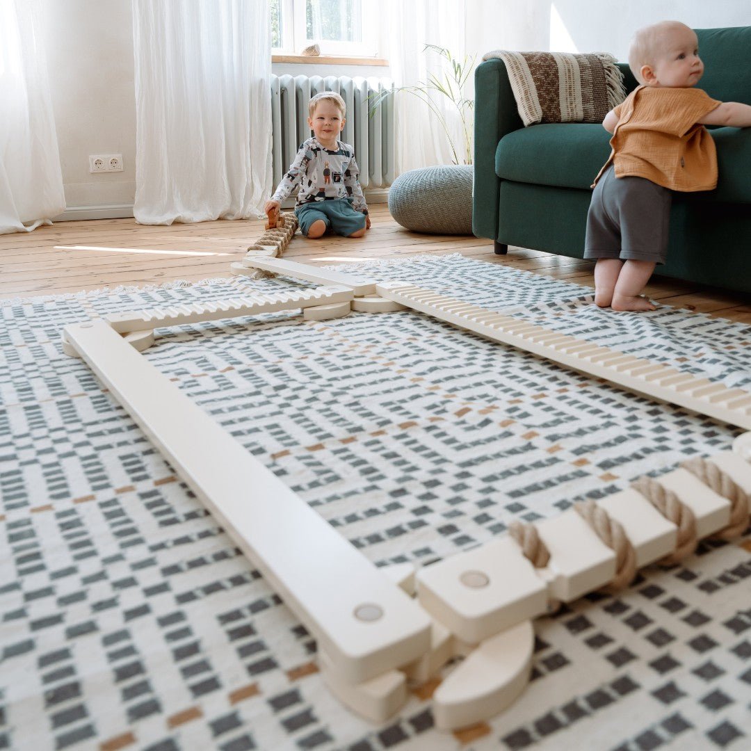 TipiToo® Small Balance Beam Set - 3 x 58 cm - Jute Rope - Tiny Tugz™