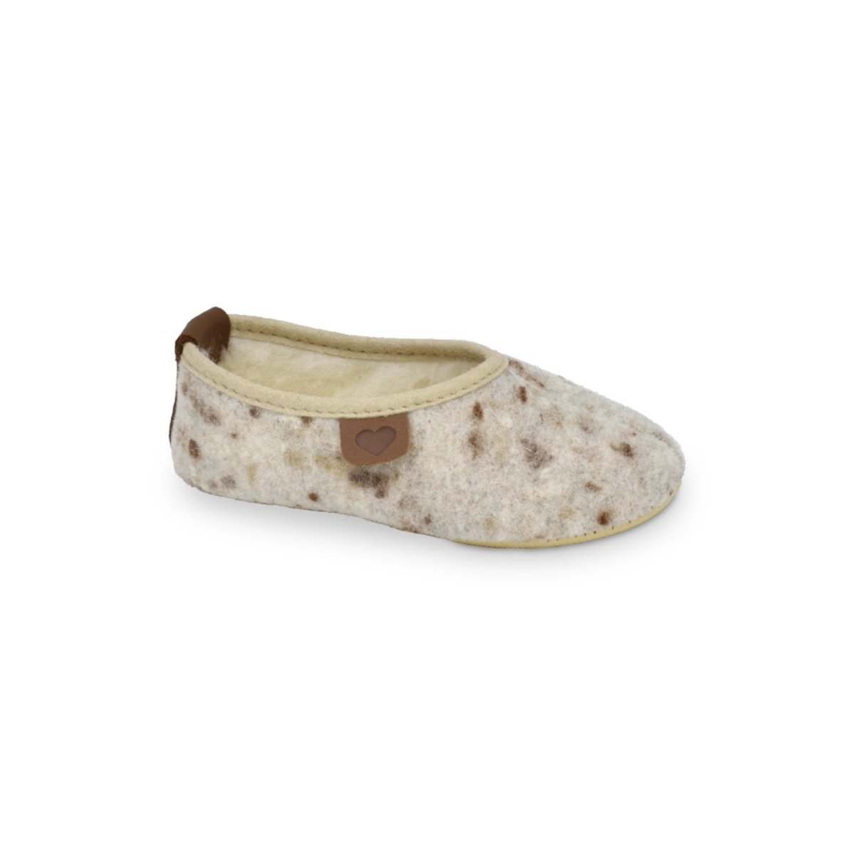 Toddler & Kids Natural Felt & Wool Slippers (Põnni) - Tiny Tugz™