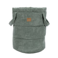 Toy Storage Basket - Corduroy, 39 x 50 cm, with Handles (Olive Green) - Tiny Tugz™