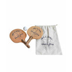 Twist & Bounce - Wooden Ping Pong Paddles
