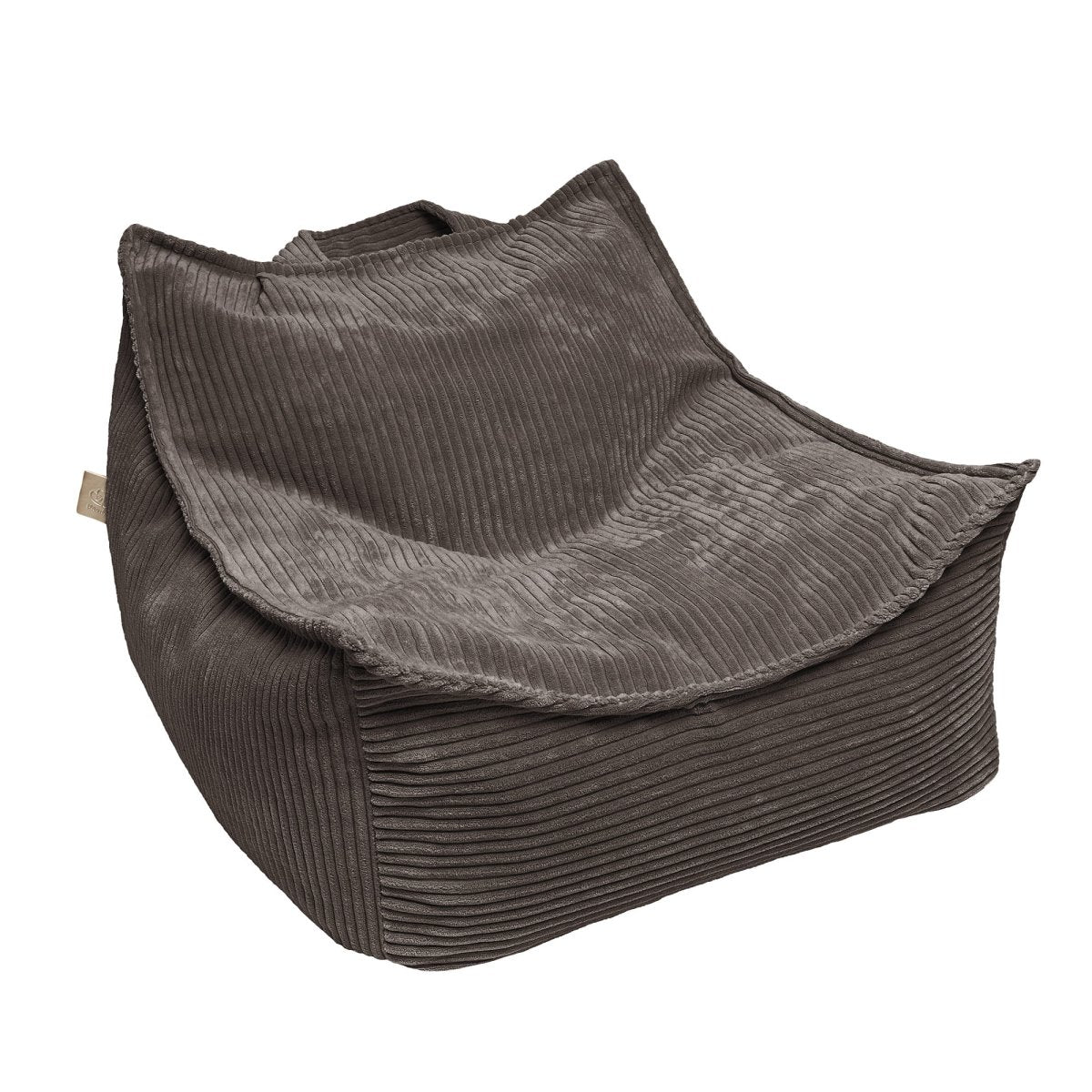 Velvet Beanbag Pouf for Children (Brown) - Tiny Tugz™