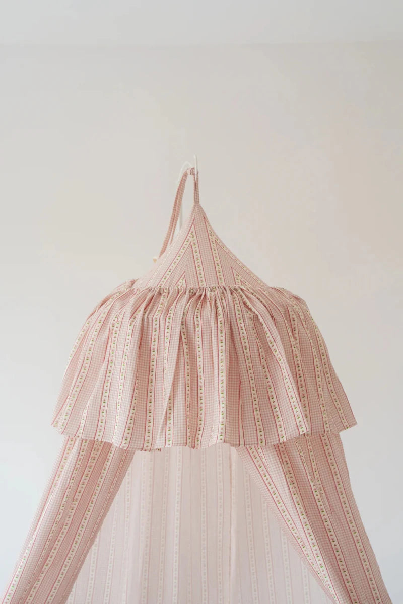 Vintage Muslin Cotton Bed Canopy for Babies & Kids (0–6y) - Tiny Tugz™